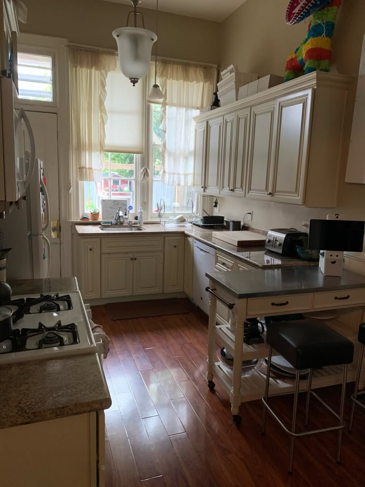 Bright renovated kitchen