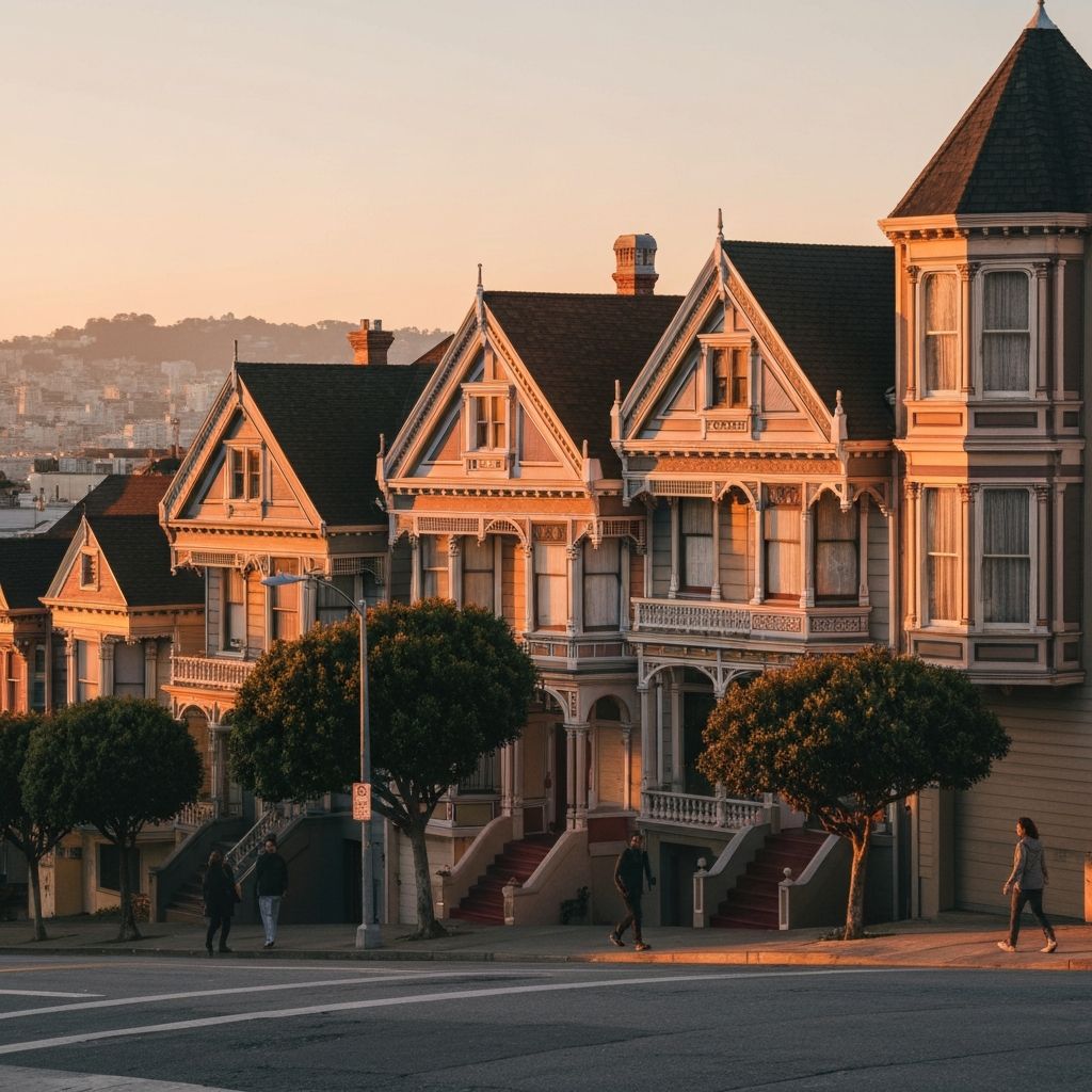 Painted Ladies at Alamo Square